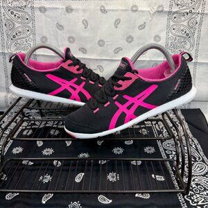 Asics Shoes  Metrolyte Running Sneakers Pink Black Mesh Q482N Lace Up Womans 6